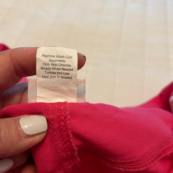 American Sweatheart Solid Pink Pants Trouser Size 20 - Picture 7 of 12